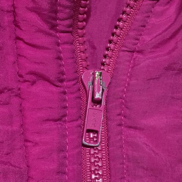 Vintage Oshkosh Bgosh Girls Winter Jacket 3T Pink Purple Ski Snow Hooded Pockets - Picture 4 of 13